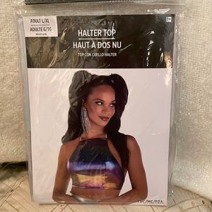 Suit Yourself Costume Co. Ombré Metallic Halter Top. Size L/XL. NWT🔺FIRM🔺